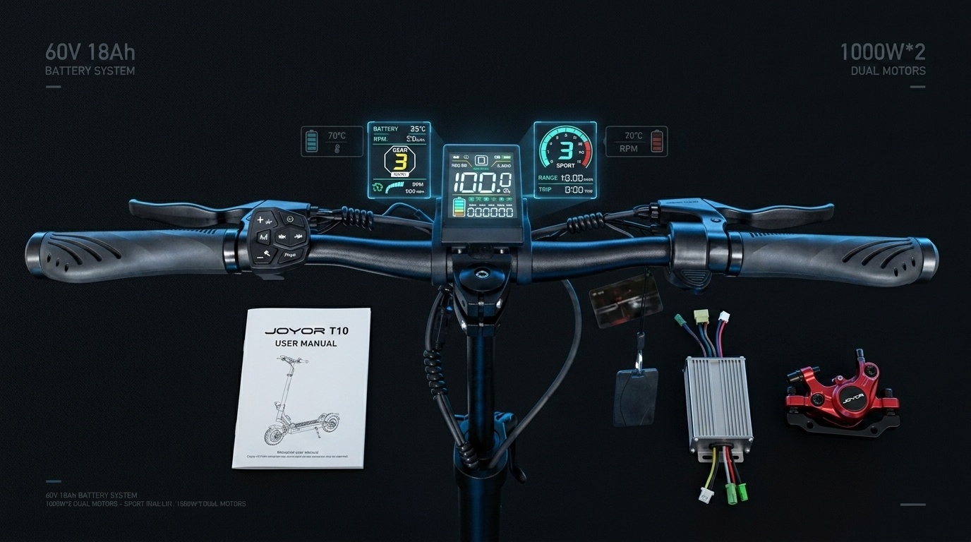 Official Joyor E-Scooter User Manuals, Error Codes & Spare Parts Guide